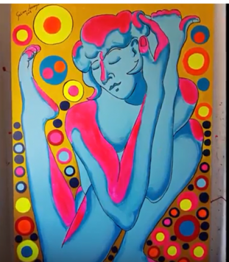 "La mujer azul"