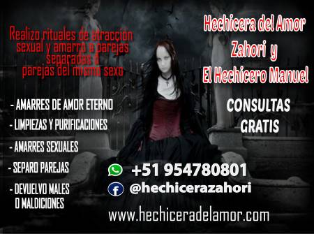 hechicera del amor zahori , amarres , vudu , limpiezas y mas