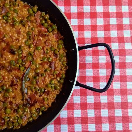 Arroz a la milanesa