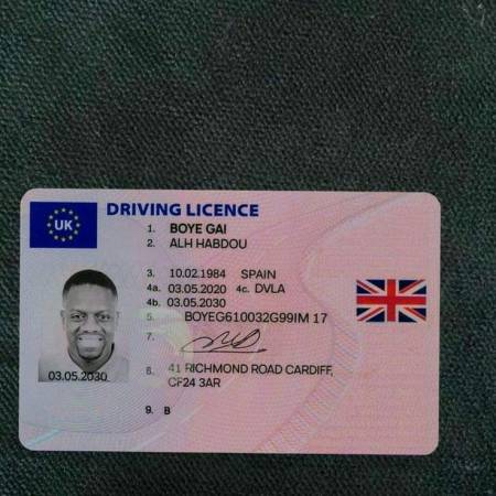 UK Driving License Template New