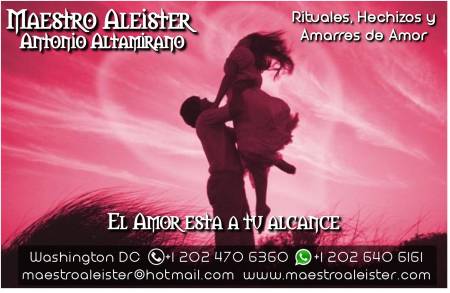 GRACIAS AL MAESTRO ALEISTER OBTUVE MI FELICIDAD