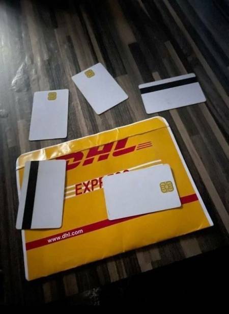 Credit/debit cards.