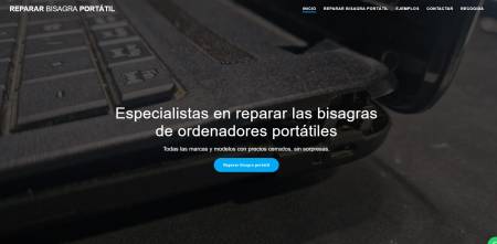 Reparación de bisagras de ordenadores portátiles