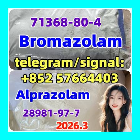 High quality products CAS 71368-80-4 Bromazolam Alprazolam 28981 -97-7 
