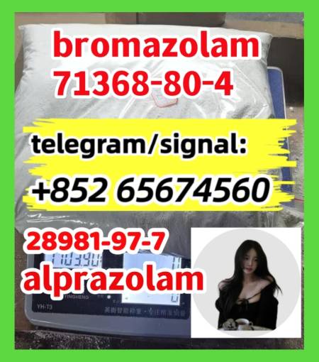  Bromazolam，71368-80-4 telegram/signal+852 65674560  5cladba Raw Materials precursor 5fadb adbb jwh-