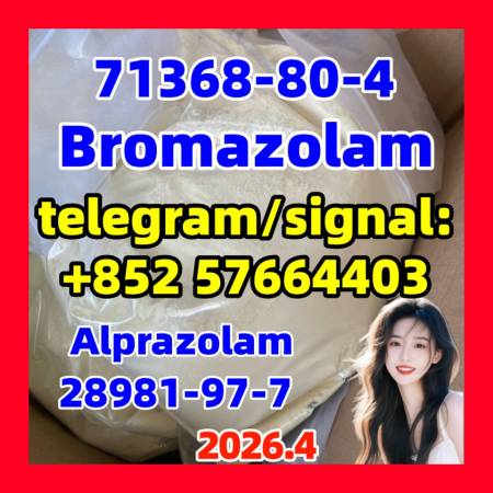 Cas 71368-80-4 Bromazolam 99.8% white powder